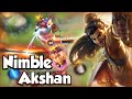 TOP LEADERBOARD AKSHAN BEING VERY AGILE - BUILD &amp; RUNES - WILD RIFT GAMEPLAY