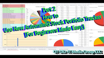 Part 2: How to Use New Automated Stock Portfolio Tracker | For Beginners Made Easy