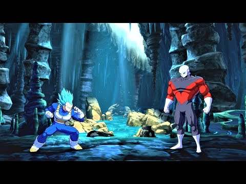 Blue Vegeta & Blue Goku vs Jiren & Janemba (Hardest AI) - Dragon Ball FighterZ