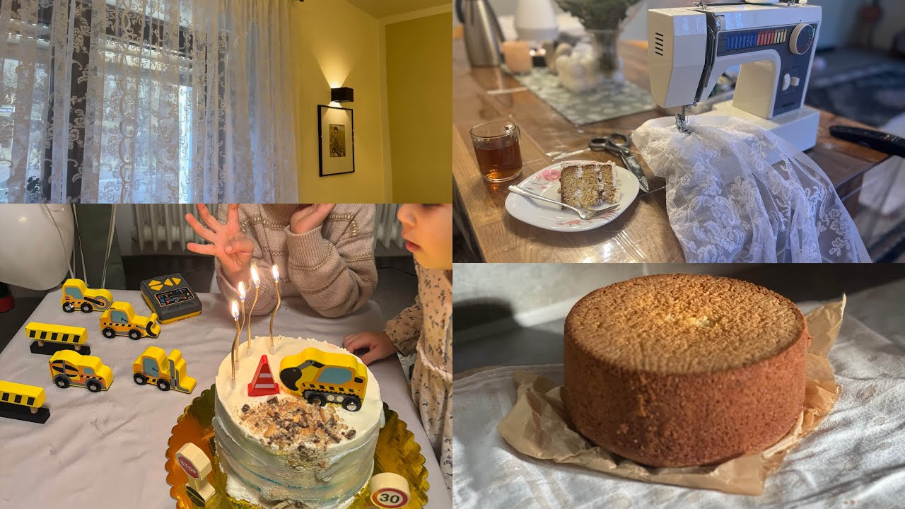 A Cozy Slow Living Day | Birthday & Sewing