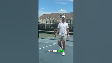 Do this if you want to hit a deep return #pickleball #pickleballtips