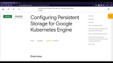 Configuring Persistent Storage for Google Kubernetes Engine | GCCP #lab