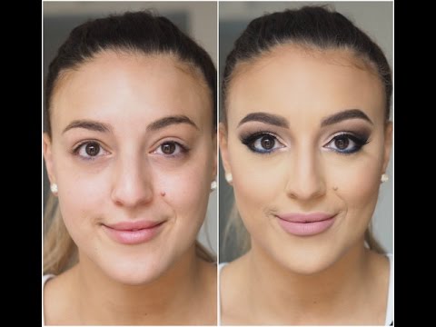 Before and After makeup transformation - EbonyMaizeMakeup -
