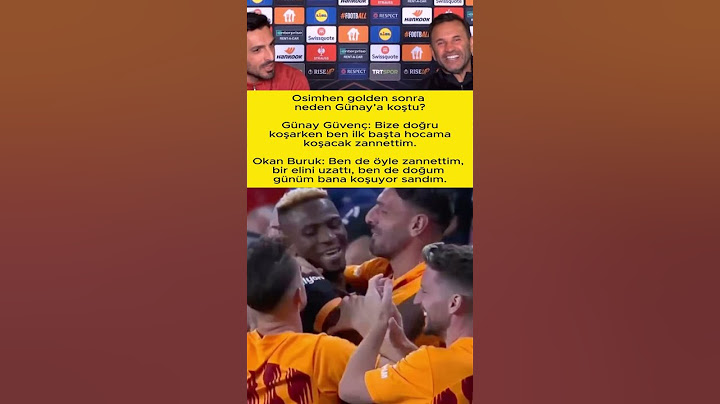 Osimhen golden sonra neden Günay’a koştu?