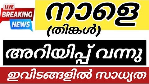 🔴നാളെ അവധി സാധ്യത ഇവിടങ്ങളിൽ|Kerala school holiday news tomorrow |school avadhi vartha tomorrow 
