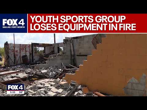 Fort Worth youth sports group rebuilding after fire