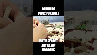 Building Ww2 Fox Hole, New Moc, Shell Crators.