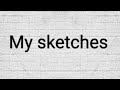 My all sketch in my drawing book || CREATIVE ART ||