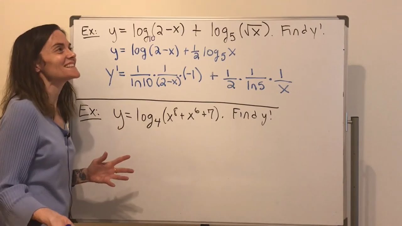 Calculus I: General Exponential and Logarithmic Functions (full lecture ...