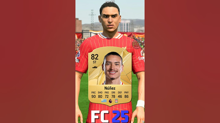 🇺🇾 DARWIN NUNEZ fifa evolution (21-25) #eafc25 #fc25 #fifa #nunez #liverpool