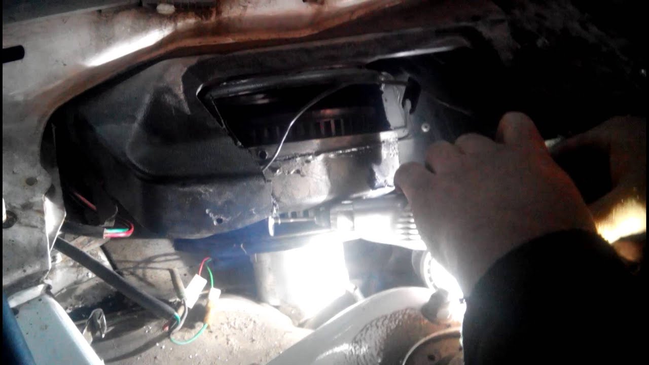 Меняем мотор печки на Ваз 2110 (Богдан 2310) - YouTube