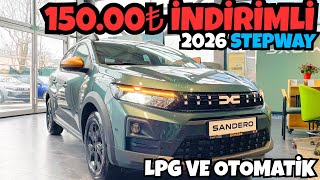 Bayi̇ İndi̇ri̇mli̇ Alinir Mi 2026 Dacia Sandero Stepway Otomati̇k Lpg