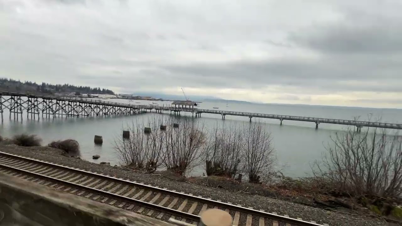 Waterfront walk and view of Taylor Dock | PNW ASMR