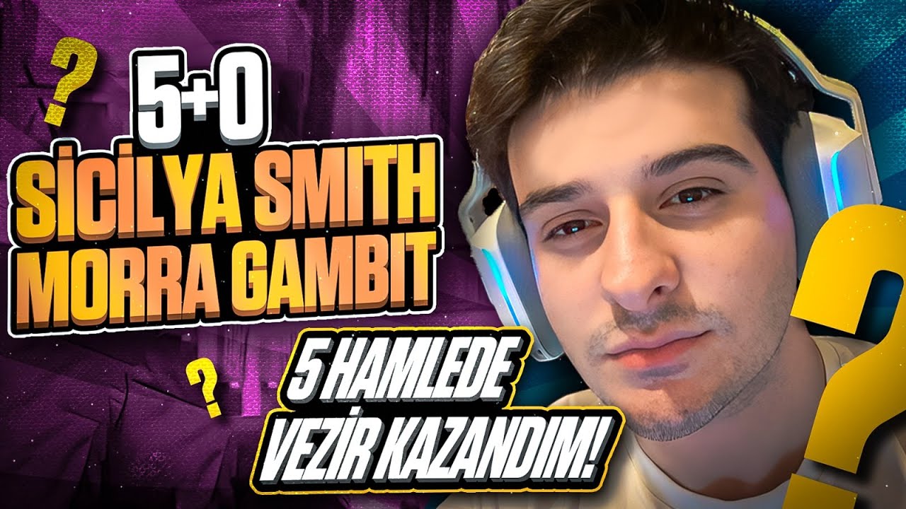 Bu Sicilya Açılışı Sayesinde Rakibin 5 Hamlede Vezirini Aldım! Sicilya Savunması Smith–Morra Gambit