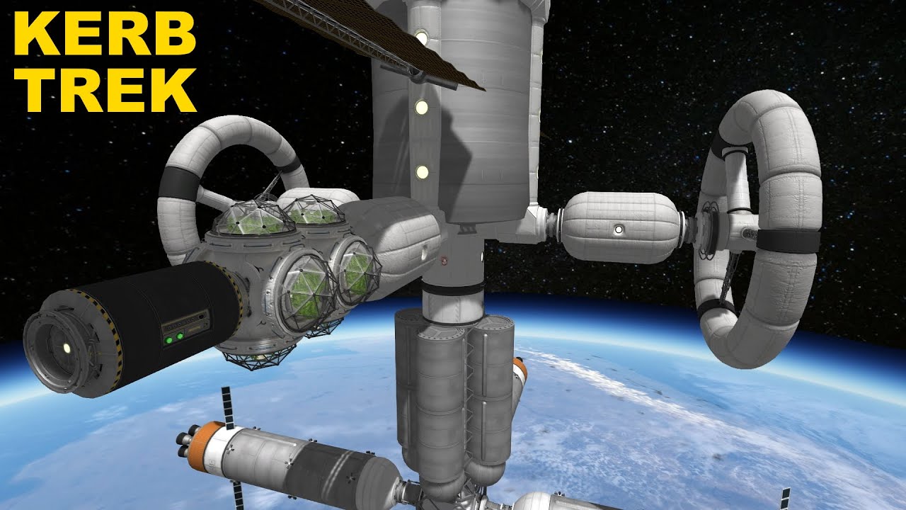 Construction in Space! KSP Kerb Trek Ep 19. YouTube