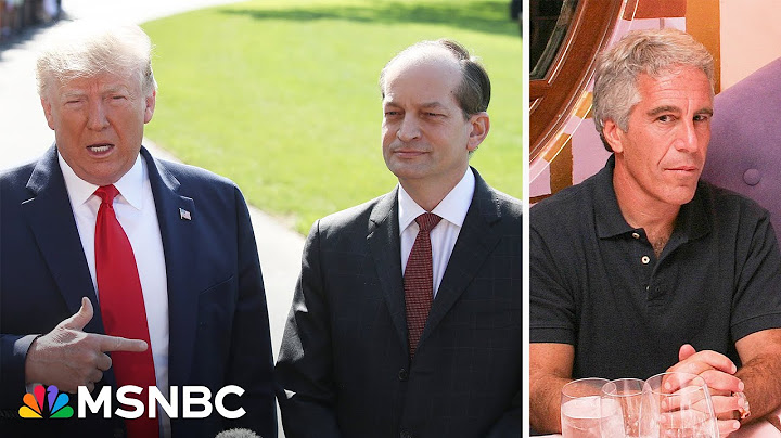 'Secret deal': Remember the Epstein scandal in the first Trump term?