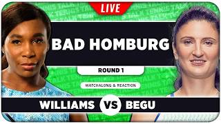 WILLIAMS vs BEGU • WTA Bad Homburg 2026 • LIVE Tennis Watchalong screenshot 4