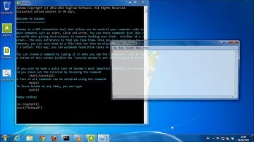 Automate Windows Notepad using Automa