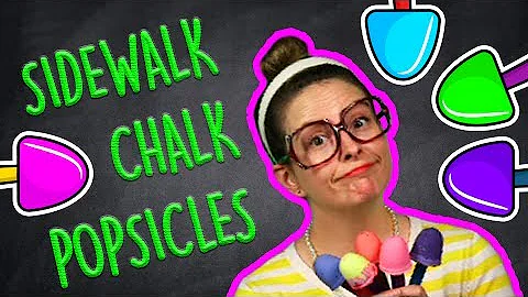 Popsicle DIY Sidewalk Chalk - Fun Summer Kids Craf...