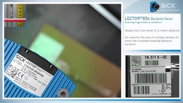 Lecteur de codes 1D/2D LECTOR650 Dynamic Focus