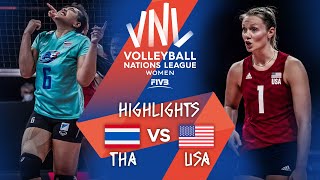 THA vs. USA - Highlights Week 2 | Women's VNL 2021