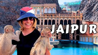 JAIPUR Things To Do | Hidden Gems & Monkey Temple | Rajasthan Tour, India Travel Vlog 🇮🇳 Ep.4