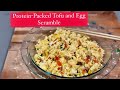 Protein-Packed Tofu and Egg Scramble! #shortvideo #eggs #shorts
