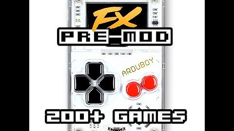 Arduboy FX micro handheld quick unboxing.