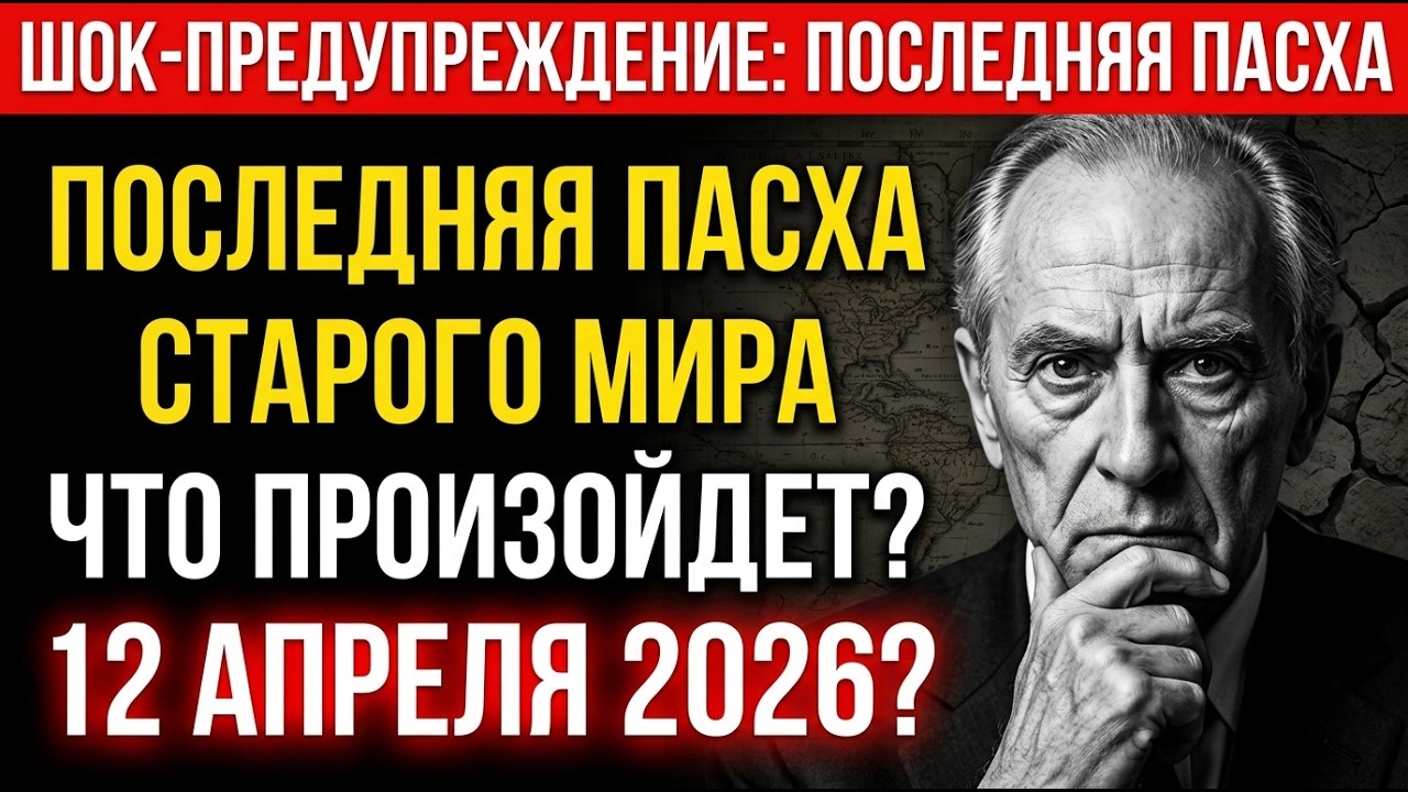 Последняя Пасха старого мира: что на самом деле произойдет 12 апреля 2026 года?.