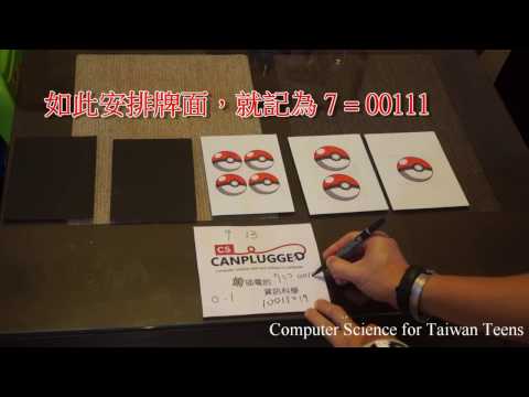 CS T_T偷插電的資訊科學教學活動示範1-1：二進位與十進位的轉換