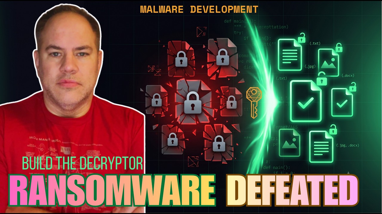 Building a Decrypter: Recover Your Files from Ransomware - YouTube