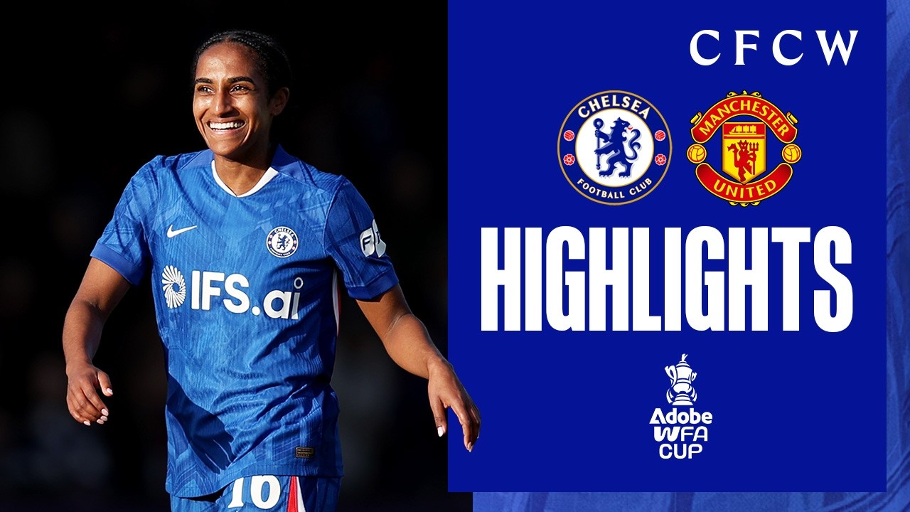 Chelsea Women 2-1 Man Utd Women (AET) | FA Cup HIGHLIGHTS | 25/26