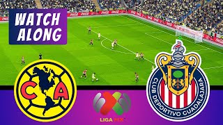 ⚽ Club América vs Guadalajara | Mexican Liga BBVA MX 2023-2024 | eFootball PES Simulation