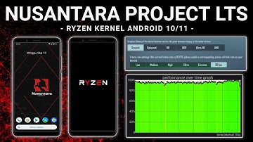 REVIEW NUSANTARA PROJECT LTS + RYZEN KERNEL REDMI NOTE 8 GINKGO CUSTOM ROM GAMING