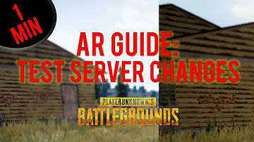 PUBG 1.0 GUIDE: HUGE Changes to PUBG Guns (In-Depth & 1-minute)