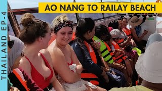 RAILAY THAILAND | AO NANG KRABI TO RAILAY BEACH THAILAND | TRAVEL WITH ROBIN