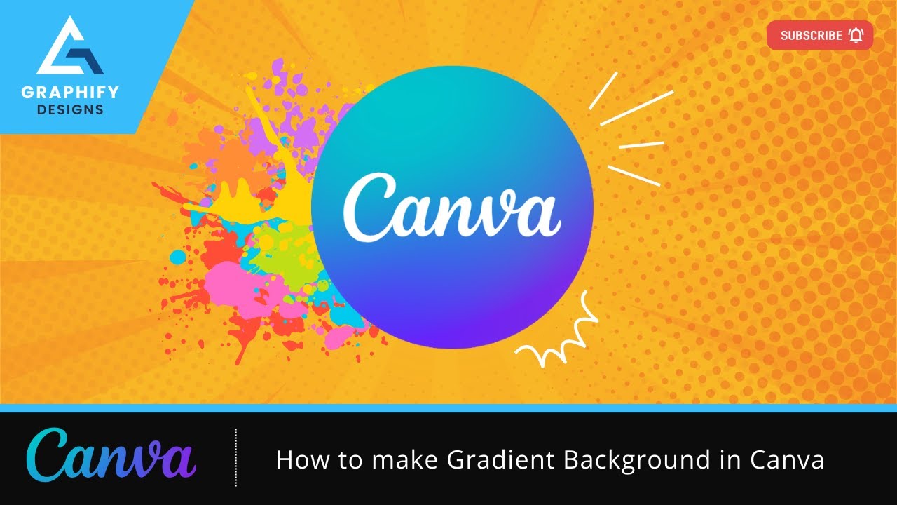 How to make Gradient Background in Canva - YouTube