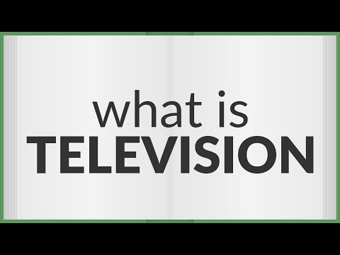 Television | meaning of Television