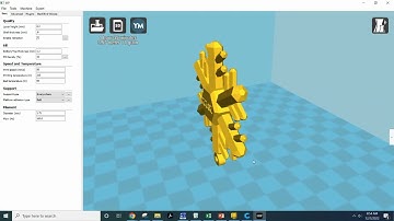 Export STL from Inventor and Cura print preview