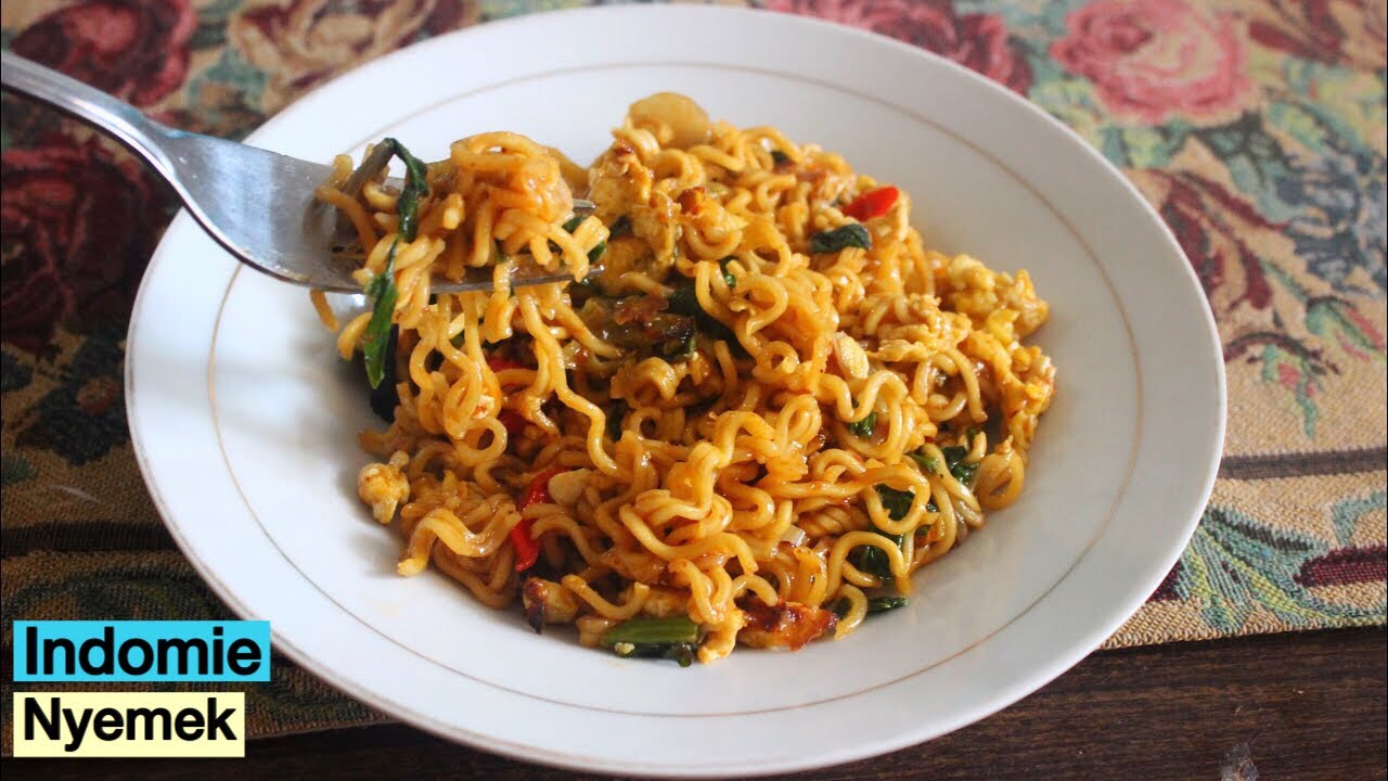 Resep Indomie Goreng Nyemek Pedas / Resep Mie Tek Tek Ala Melz Kitchen Pedas Nyemek Basah Dan ...