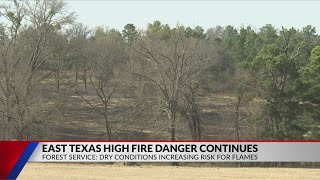 Smith County wildfire risk rises amid hot, dry conditions