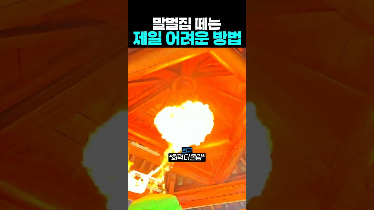 말벌집 떼는 제일 어려운 방법