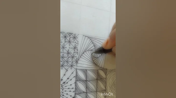 Easy 3D zentangle #3d #art #doodle #zentangle #relaxing #arttherapy #calm #vacation #new #viral