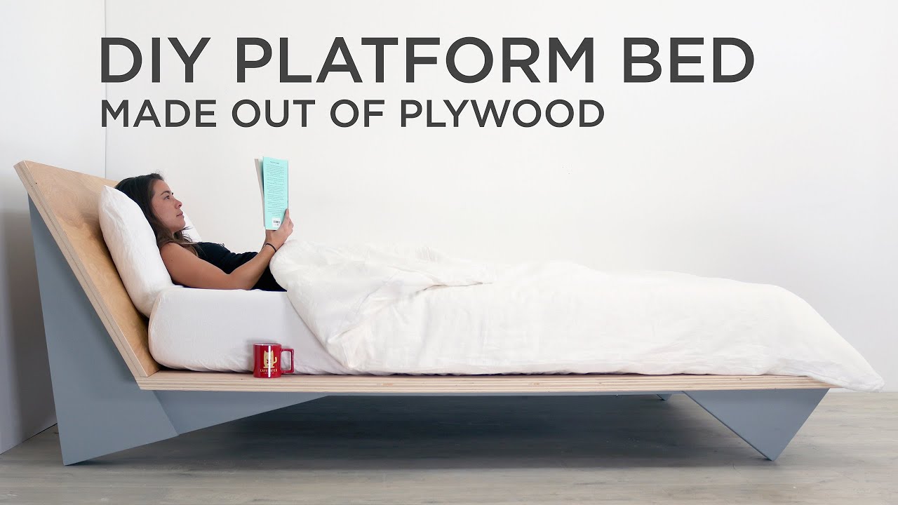 Diy Modern Platform Bed Made Out Of, How To Make A Diy Modern Platform Bed