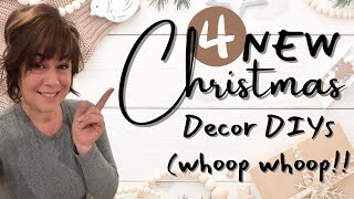 4 ALL NEW Christmas DIYs | Beautiful and EASY Christmas Decor DIY Projects