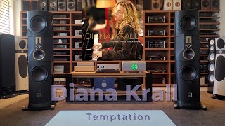 Diana Krall - Temptation.    D'Agostino Progression S350, Dali Kore, dCS Bartok, Shunyata Altaira