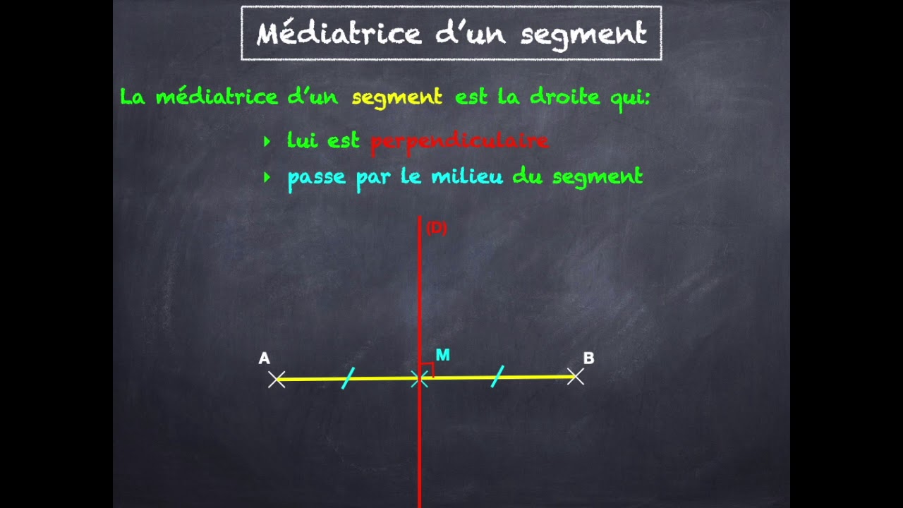 definition mediatrice d'un segment YouTube definition mediatrice d'un segment YouTube