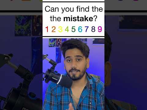 Isme ek mistake hai 🤯🤩 #short #viral #facts #trendingshorts