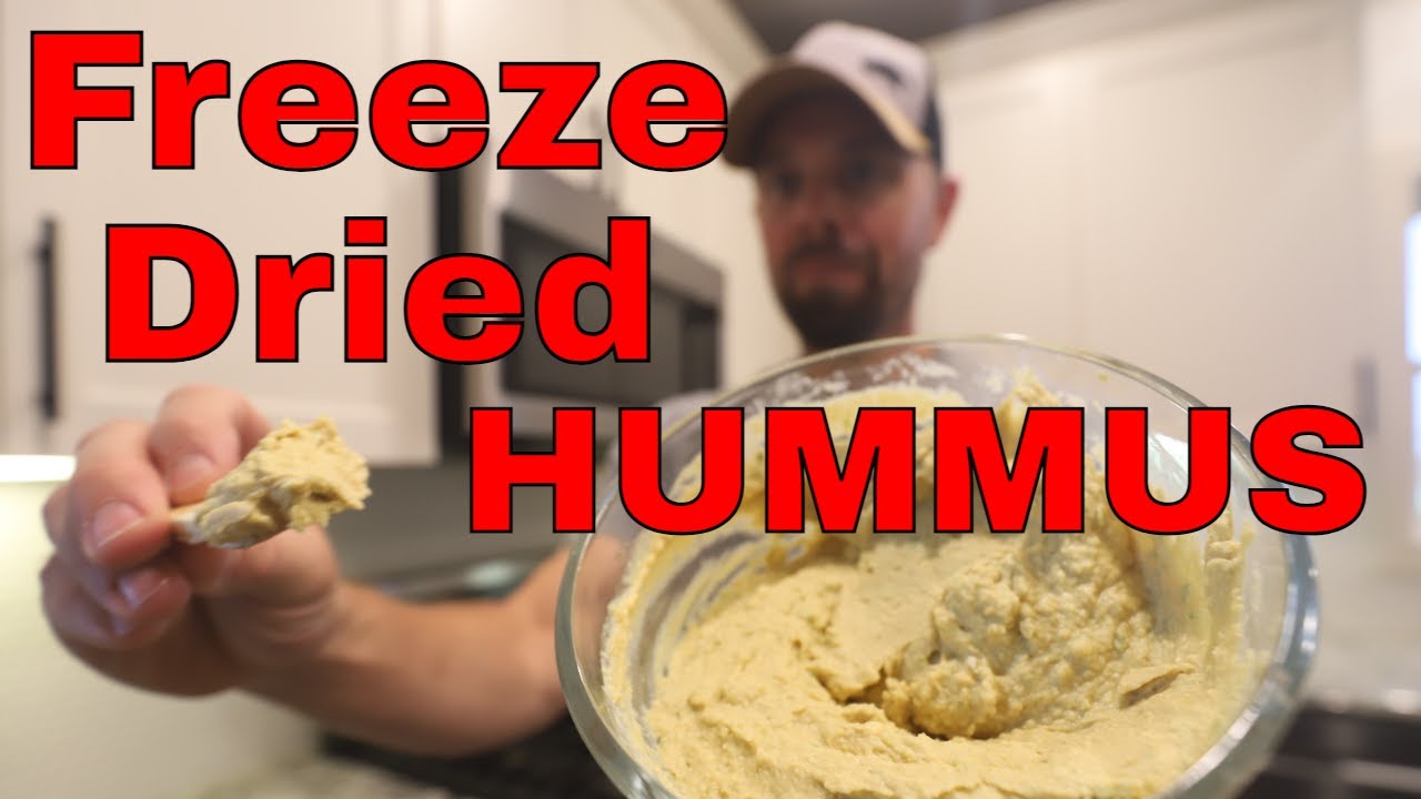 Freeze Dried Hummus — Chickpea/ Garbanzo Hummus & Black Bean Hummus