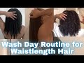 Wash Day Routine For Waistlength Hair // Natural Hair // Brittany Rose